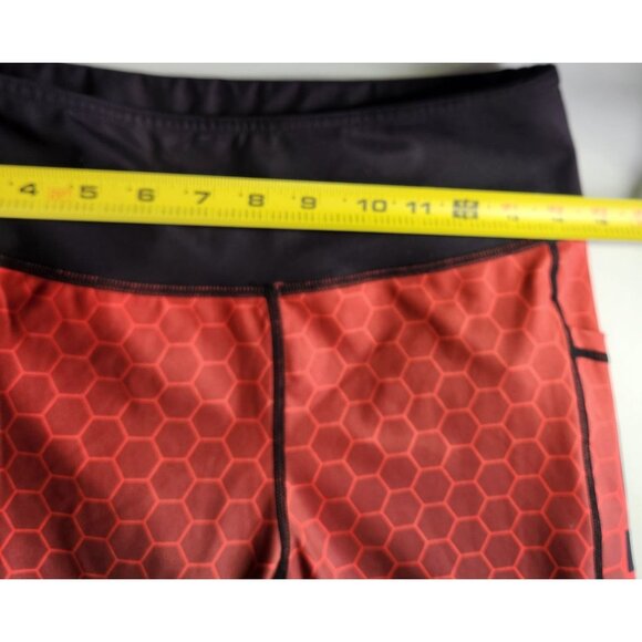 CVG Womens reversible Camo & Honeycomb Leggings High Waist & Pockets workout med - Picture 5 of 6